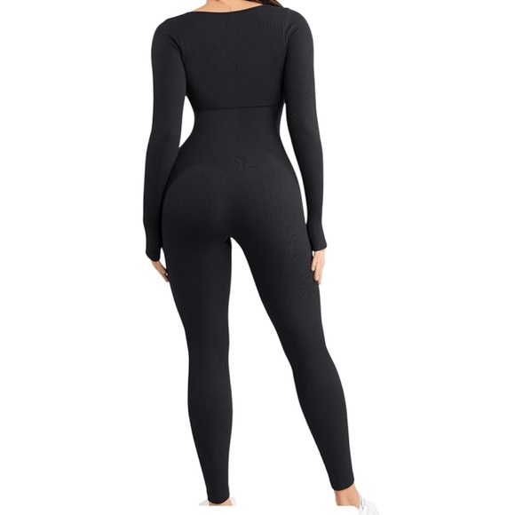 Popilush Seamless Shapewear Long Sleeve Jumpsuit – Sculpting XS - Picture 3 of 4